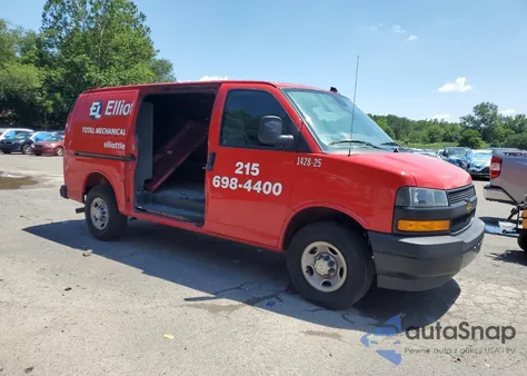 2025 Chevrolet Express G2500 z USA, uszkodzony, nr VIN 1GCWGAF75S1122981